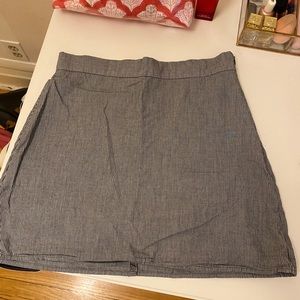 Blue and White Striped Urban Miniskirt